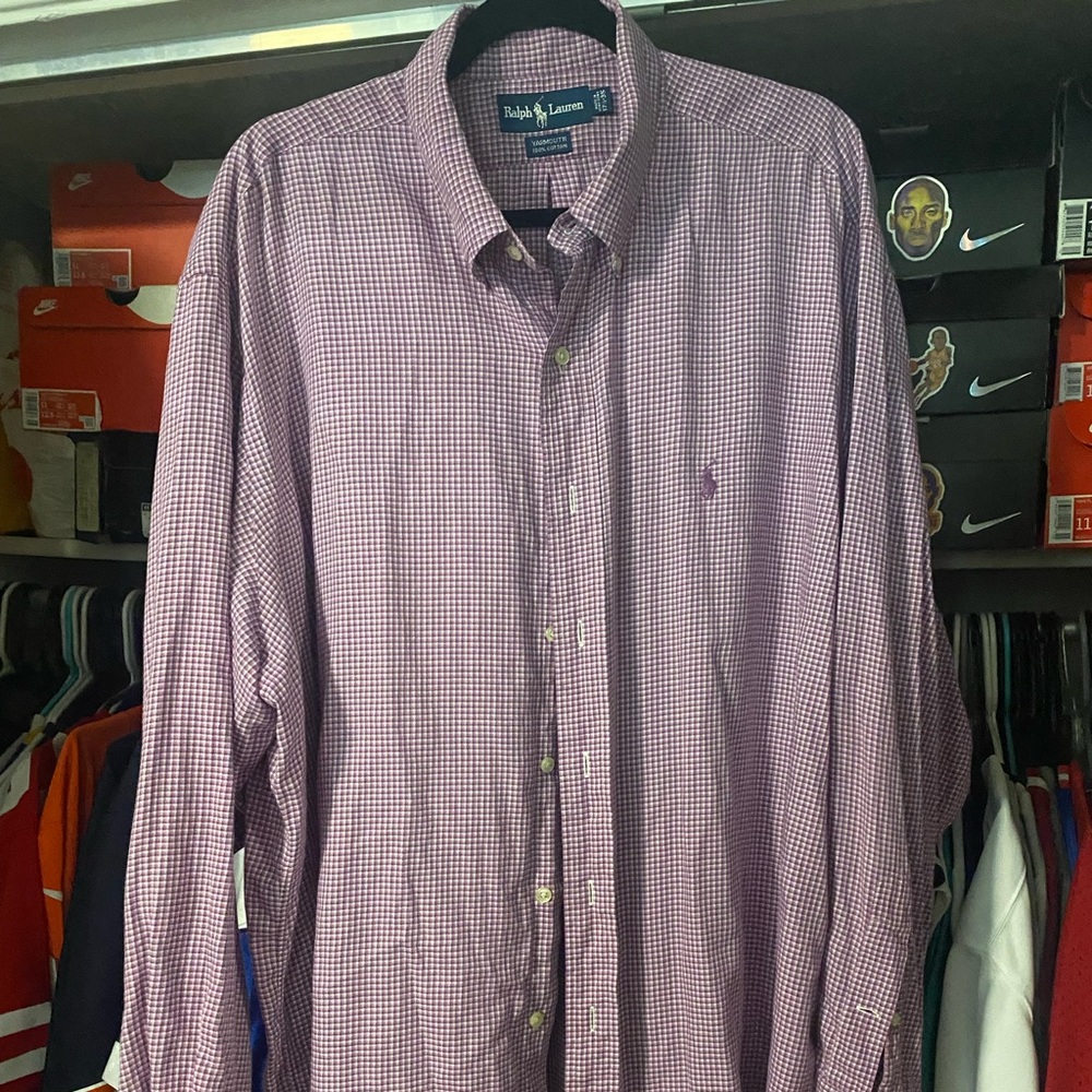 Polo Ralph Lauren button down shirt 17.5 Neck 35 Arms